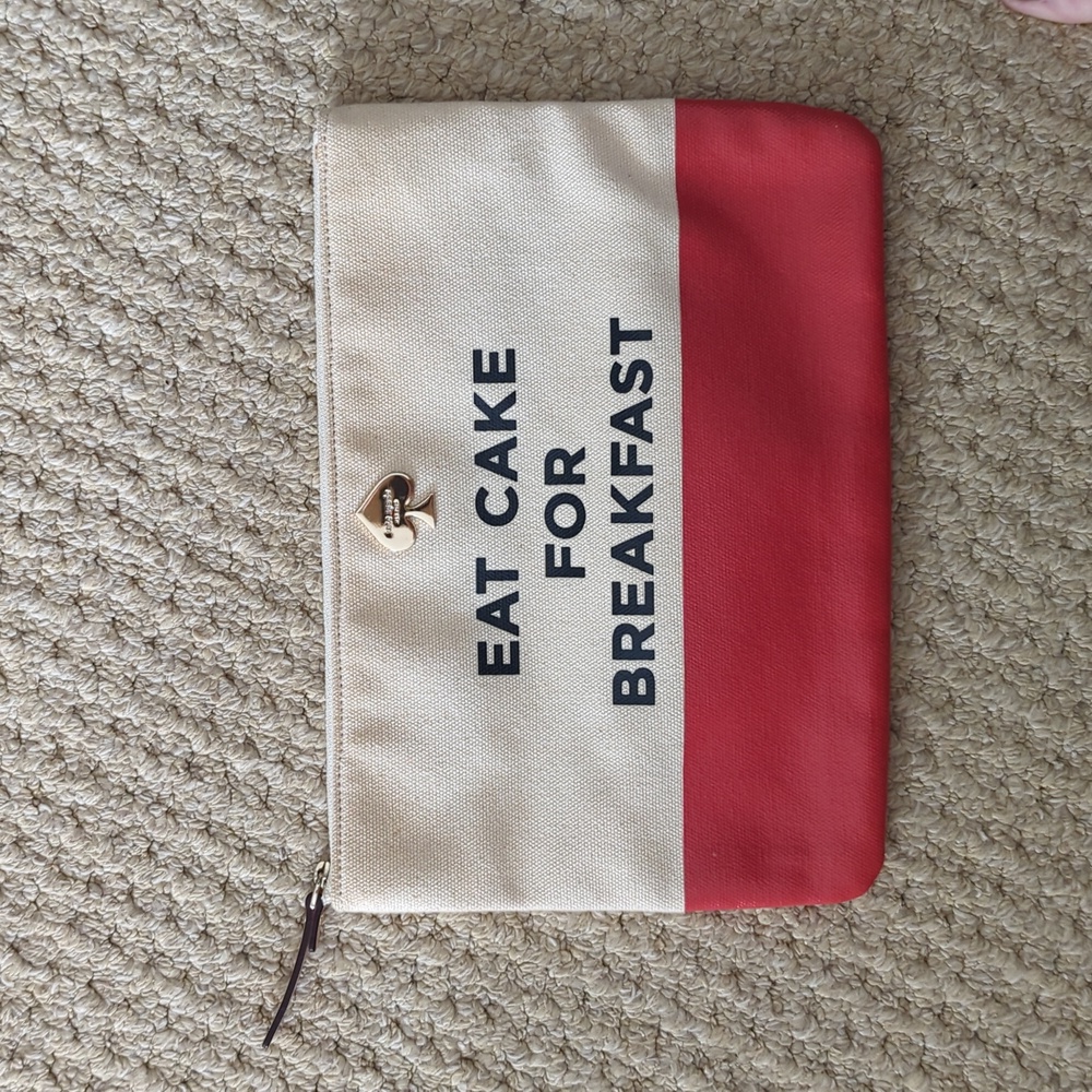 Kate Spade Eat Cake For Breakfast Zipper Pouch